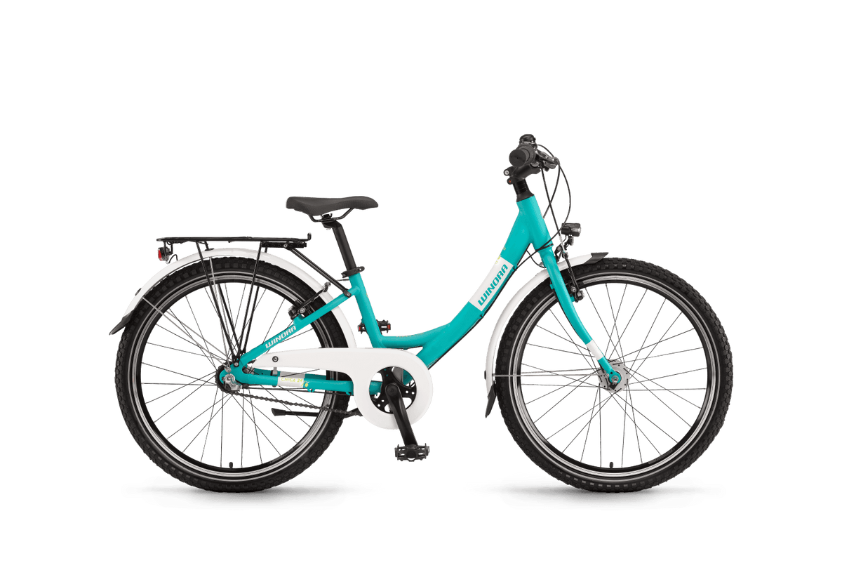 winora 24 zoll fahrrad Winora Kinder Bike Chica 24 7-Gang ATB Cyan matt